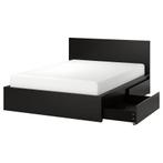 IKEA bed 160x200 (+ matras + topper), Huis en Inrichting, Ophalen, Zo goed als nieuw