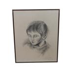 Potloodportret van Johny De Witte - 1986, Antiek en Kunst, Kunst | Tekeningen en Fotografie, Ophalen of Verzenden