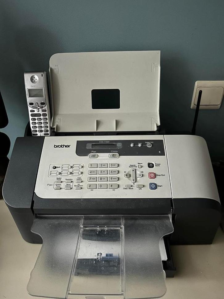 Fax - Telefoon Brother 1560, Telecommunicatie, Faxen, Zo goed als nieuw, Fax-Telefoon combi, Ophalen