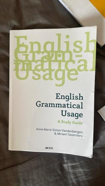 Anne-Marie Simon-vandenbergen - English grammatical usage beschikbaar voor biedingen