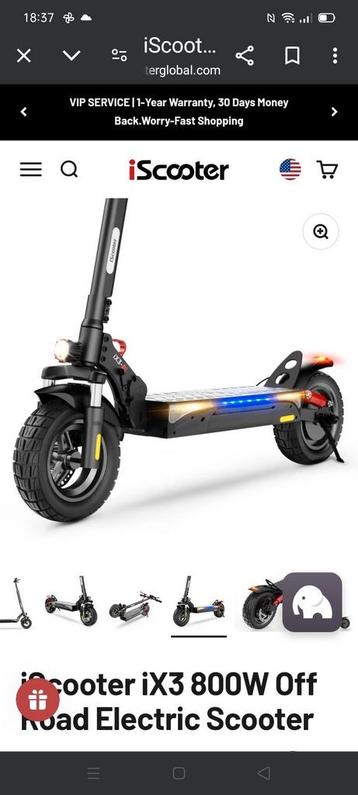 Nieuwe stoere step,, road - offroad - cross,,luchtbanden beschikbaar voor biedingen