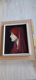 Oud schilderij van de heilige Fabiola in prima staat, Ophalen