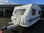 Hobby De Luxe 440 SF Dorema Voortent Thule Fietsendrager, Caravans en Kamperen, Caravans, Ringverwarming, Vast bed, Hobby, Bedrijf