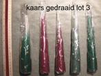 lot kaarsen draaikaars verjaardag kerstmis nieuwjaar kado 3, Ophalen of Verzenden, Nieuw