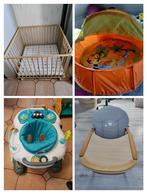 Affaires bébé à vendre : Parc, trotteur, chaise bébé, tente, Ophalen, Zo goed als nieuw, Vierkant, In hoogte verstelbaar