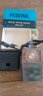 Radio vintage FEDERAL 606 - Made in Hong Kong., Ophalen of Verzenden