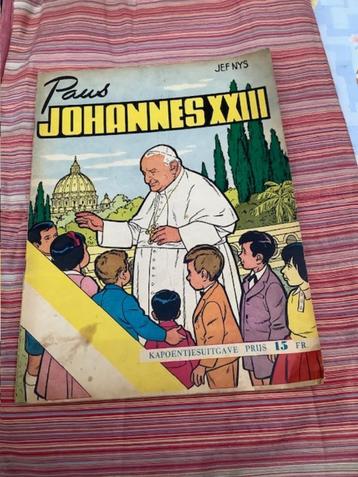 strip Paus Johannes XXlll zwart wit uitg Het Volk -Jef Nijs beschikbaar voor biedingen