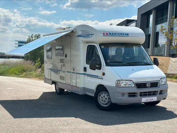 Fiat Ducato Adriatik coral 590DS 044.000km Nieuwstaat, Caravans en Kamperen, Mobilhomes, Bedrijf, tot en met 6, Integraal, Fiat