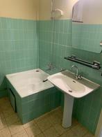 Retro badkamer, Ophalen, Gebruikt, Met bad
