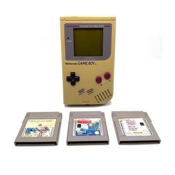 Console Nintendo Game Boy + 3 Jeux beschikbaar voor biedingen