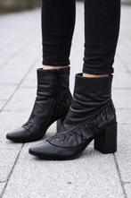 Sacha leren enkellaarsjes in maat 40, Kleding | Dames, Schoenen, Zwart, Lage of Enkellaarzen, Ophalen of Verzenden, Zo goed als nieuw