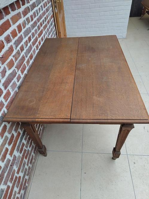 Antieke eikehouten pastorie- of kloostertafel, Huis en Inrichting, Tafels | Eettafels, Gebruikt, Eikenhout, Ophalen