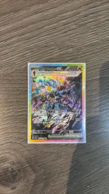 Ceruledge Ex pokemon kaart beschikbaar voor biedingen