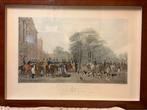 Drie grote mooie tafelen van de jacht. Prijs per stuk., Antiek en Kunst, Kunst | Etsen en Gravures, Ophalen