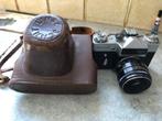 Zenith-E fototoestel met lederen tas, Audio, Tv en Foto, Ophalen of Verzenden, Gebruikt, Pentax