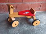 Houten kinderfiets, Ophalen