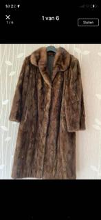 Magnifique manteau en fourrure véritable (vison), Vêtements | Femmes, Vestes | Hiver, Enlèvement, Porté, Taille 42/44 (L), Brun