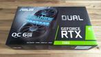 Asus Geforce RTX 2060 DUAL-RTX2060-O6G-EVO, Computers en Software, Videokaarten, PCI-Express 3, GDDR6, DisplayPort, Zo goed als nieuw