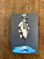 Banksy reproductie op hout, Ophalen of Verzenden