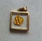 pendentif feuille d'or, Comme neuf, Or, Envoi, Or