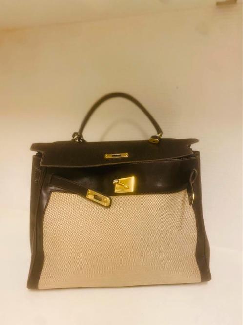 Vintage Kelly bag - Aldana (Made in Italy), Bijoux, Sacs & Beauté, Sacs | Sacs Femme, Beige, Enlèvement