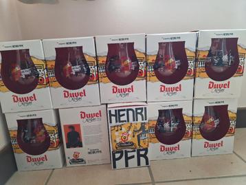 10 duvel Henri pfr glazen 4 eu/stuk beschikbaar voor biedingen