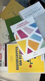 BOEKEN EERSTE SEMESTER RECHT MOET WEG!!!!!, Boeken, Verzenden, Gelezen, Hoger Onderwijs