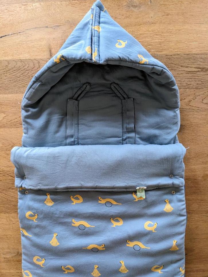 Trixie voetenzak Whippy Weasel OEKO-TEX – zeer goede staat, Kinderen en Baby's, Buggy's, Gebruikt, Overige merken, Voetenzak, Ophalen of Verzenden