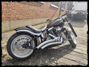 Full custom Harley Davidson Fatboy open belt drive by harry  beschikbaar voor biedingen