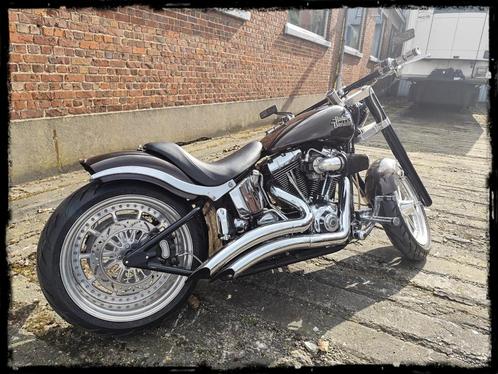 Full custom Harley Davidson Fatboy open belt drive by harry, Motoren, Motoren | Harley-Davidson, Particulier, Ophalen