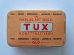 Vintage Blikken opbergdoosje - Tux Borstpastillen, Overige merken, Gebruikt, Overige, Ophalen of Verzenden