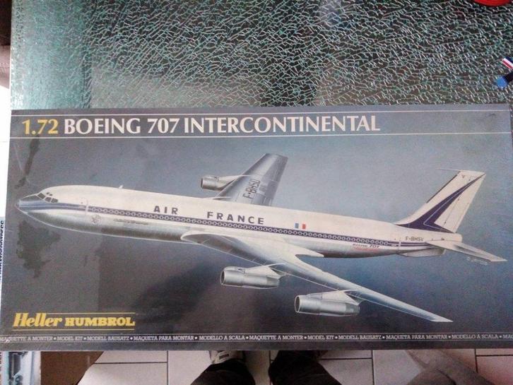 Boeing 707 Intercontinental Heller 1/72 N 80305, Hobby en Vrije tijd, Modelbouw | Vliegtuigen en Helikopters, Nieuw, Vliegtuig