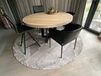 Tafel, Huis en Inrichting, Ophalen, Landelijk-modern, Rond, Zo goed als nieuw