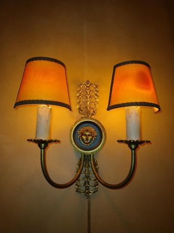 Elégante applique de style Empire avec gravure - 2 lumières beschikbaar voor biedingen