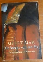 Boek - Geert Mak - De levens van Jan Six, Boeken, Ophalen of Verzenden, Gelezen, Geert Mak