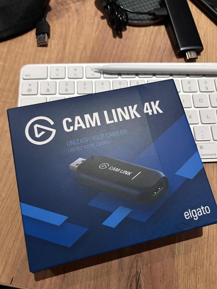 Elgato 4k Cam Link (2 keer gebruikt), Computers en Software, Capture cards, Ophalen