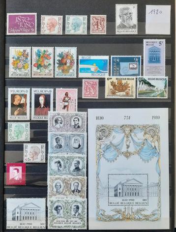 België: OBP 1961/2792 ** Postfrisse verzameling 1980/'98.