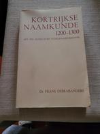 Kortrijkse Naamkunde 1200-1300, Boeken, Ophalen, Gelezen