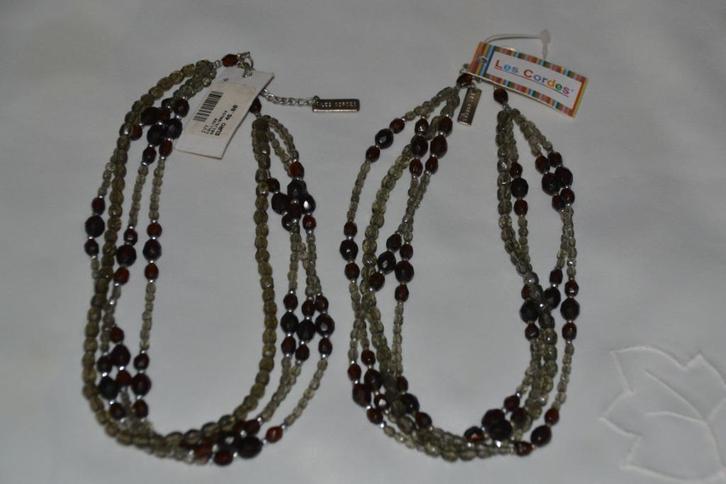 Collier Les Cordes   (Nieuw !), Handtassen en Accessoires, Kettingen, Nieuw, Kunststof, Overige kleuren, Ophalen of Verzenden