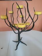 Smeedijzeren kandelaar te koop, Antiek en Kunst, Ophalen of Verzenden