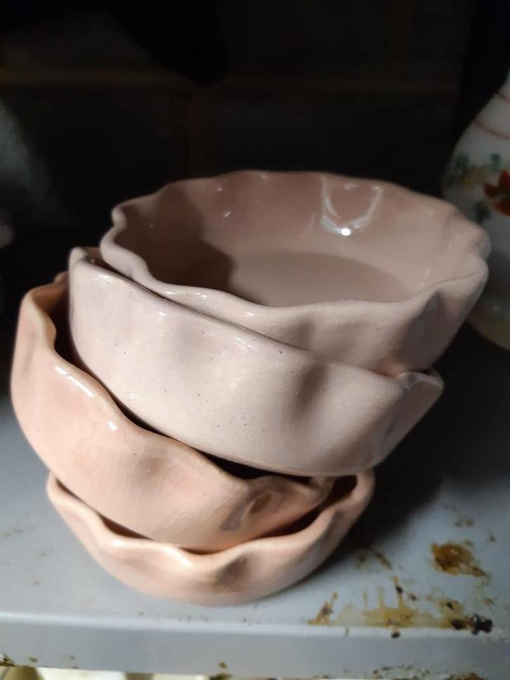 Lot : 4 moules à tartelettes - faïence, Huis en Inrichting, Keuken | Servies, Ophalen of Verzenden