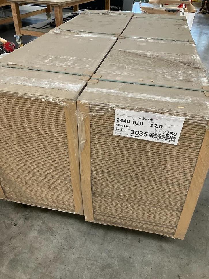 Unilin Spaanplaat qualirack +/- 223m² - Evergem/Eeklo, Doe-het-zelf en Bouw, Platen en Panelen, Nieuw, Hout, Minder dan 20 mm