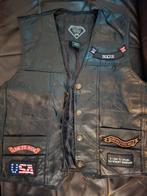 Zwart biker jas  gilet, Ophalen of Verzenden, Zo goed als nieuw, Zwart