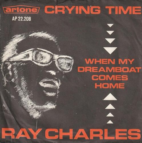 Ray Charles - Crying time - %, Cd's en Dvd's, Vinyl Singles, Gebruikt, Single, R&B en Soul, 7 inch, Verzenden