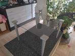 Bijsettafel glazen 70*70*45, Enlèvement, Comme neuf