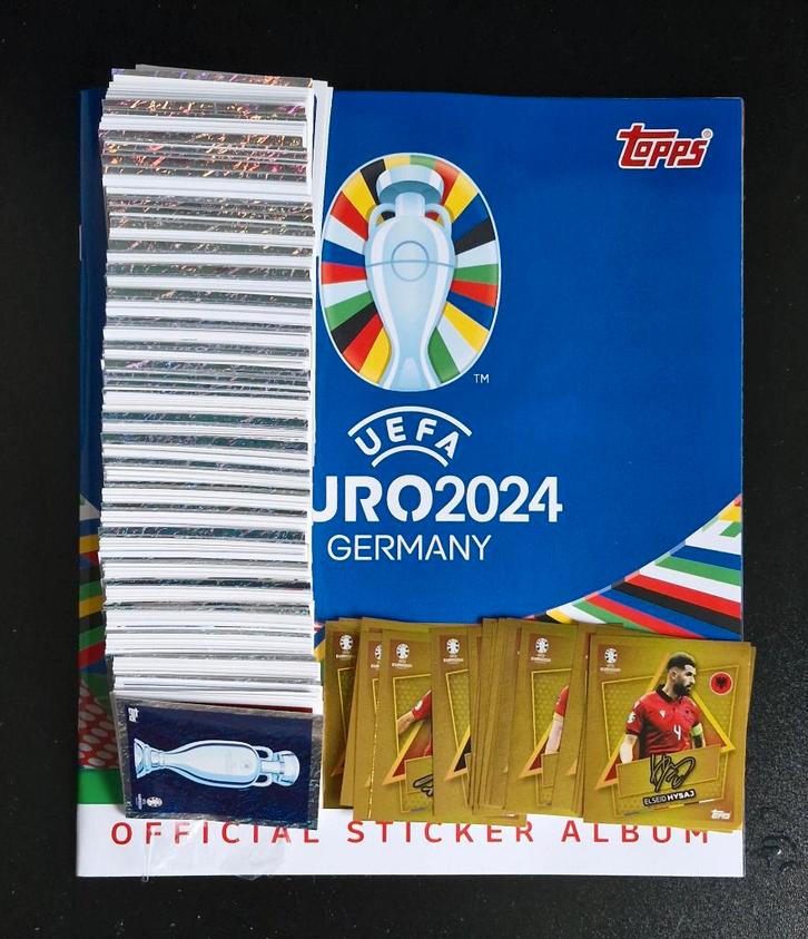 Kit complet Topps Euro 2024, Hobby & Loisirs créatifs, Autocollants & Images, Neuf, Plusieurs autocollants, Enlèvement ou Envoi