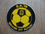 Autocollant vintage EK '76 Football Brixon est toujours allu, Enlèvement ou Envoi, Neuf, Sport