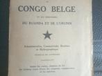 Carte du Congo Belge Ruanda Urundi Belgique, Livres, Envoi, Utilisé, Autres régions