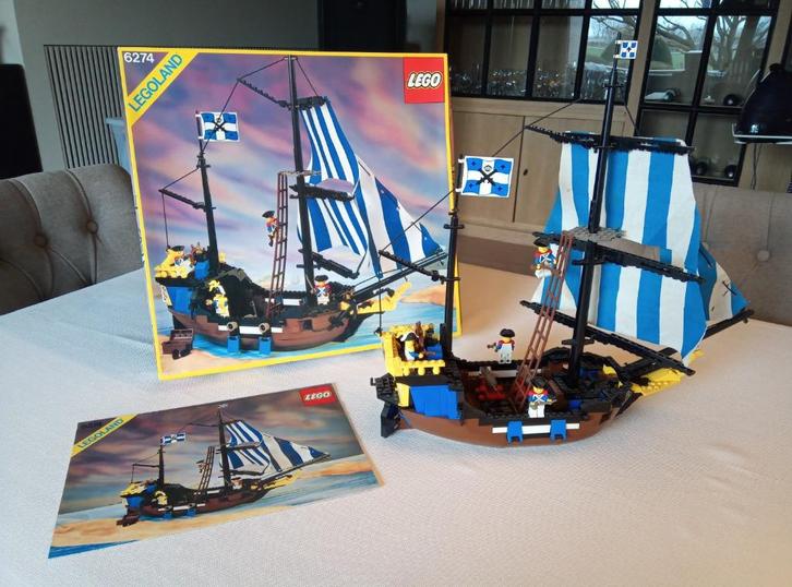 LEGO Pirates 6274 Caribbean Clipper MET DOOS EN INNER TRAY, Kinderen en Baby's, Speelgoed | Duplo en Lego, Zo goed als nieuw, Lego