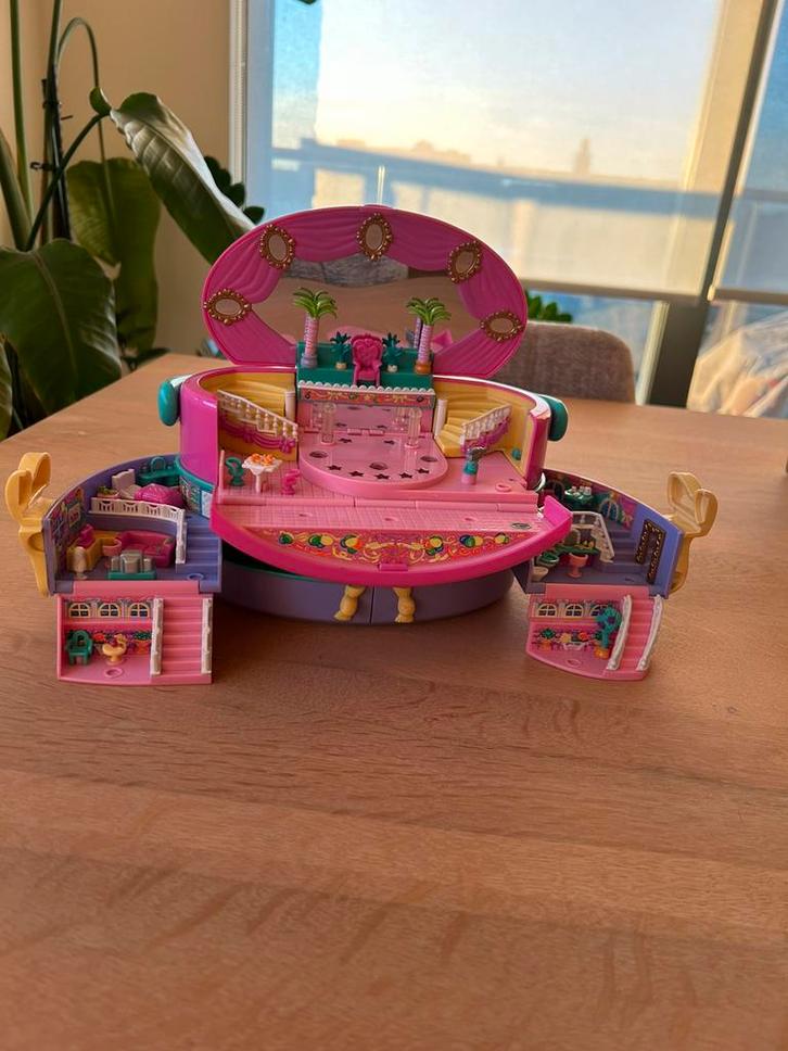 Vintage Polly Pocket 1995 - Light-Up Fashion Show, Kinderen en Baby's, Speelgoed | Poppenhuizen, Gebruikt, Ophalen of Verzenden